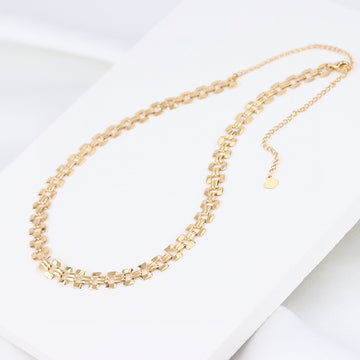 Yellow Gold Link Chain Necklace