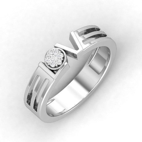 Womens 14k Diamond Love Ring