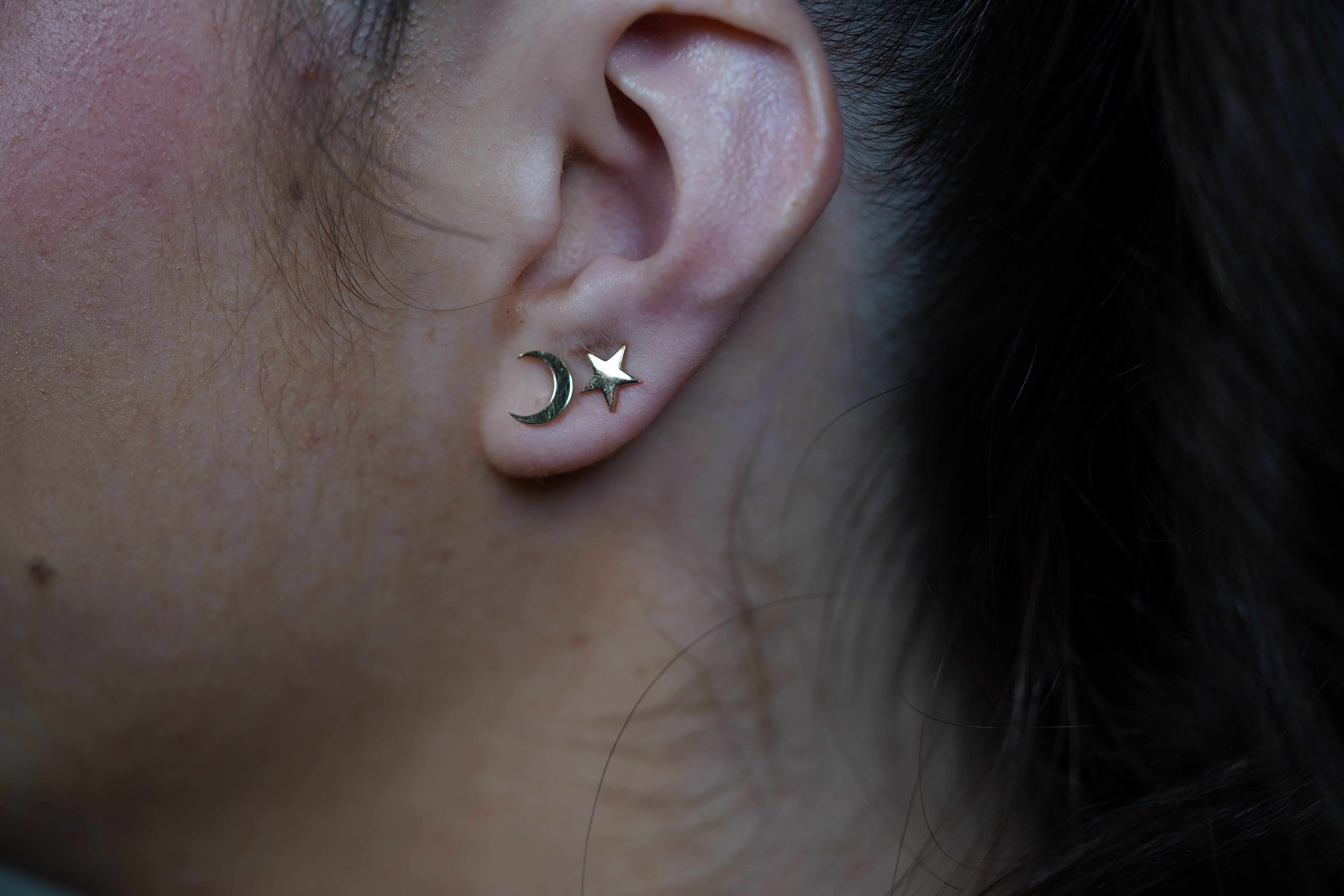 14k Celestial 3-Pair Earring Set
