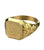 Men's 18k Gold Signet Nugget Ring