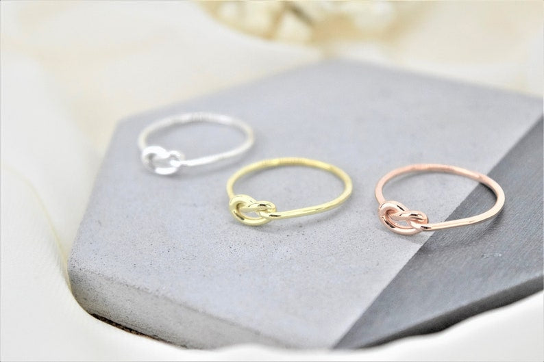 14k Love Knot Ring