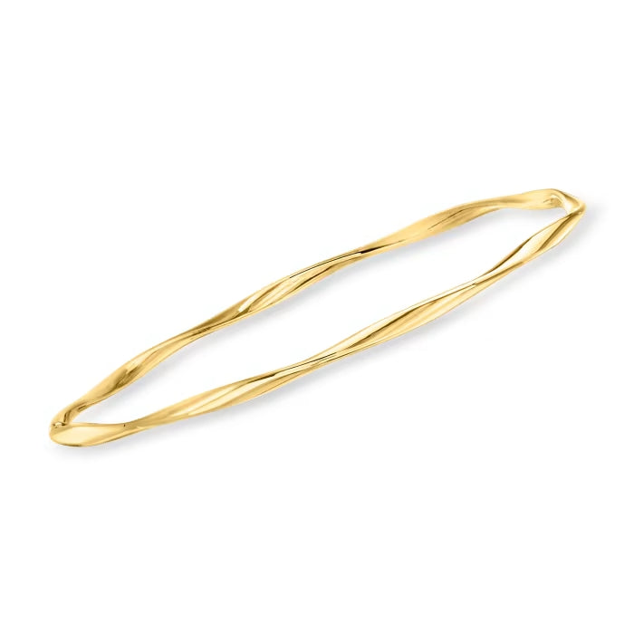 14k Yellow Gold Bangle Bracelet