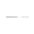 Octagon pavé diamond bangle bracelet in white gold
