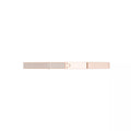 Octagon pavé diamond bangle bracelet in rose gold