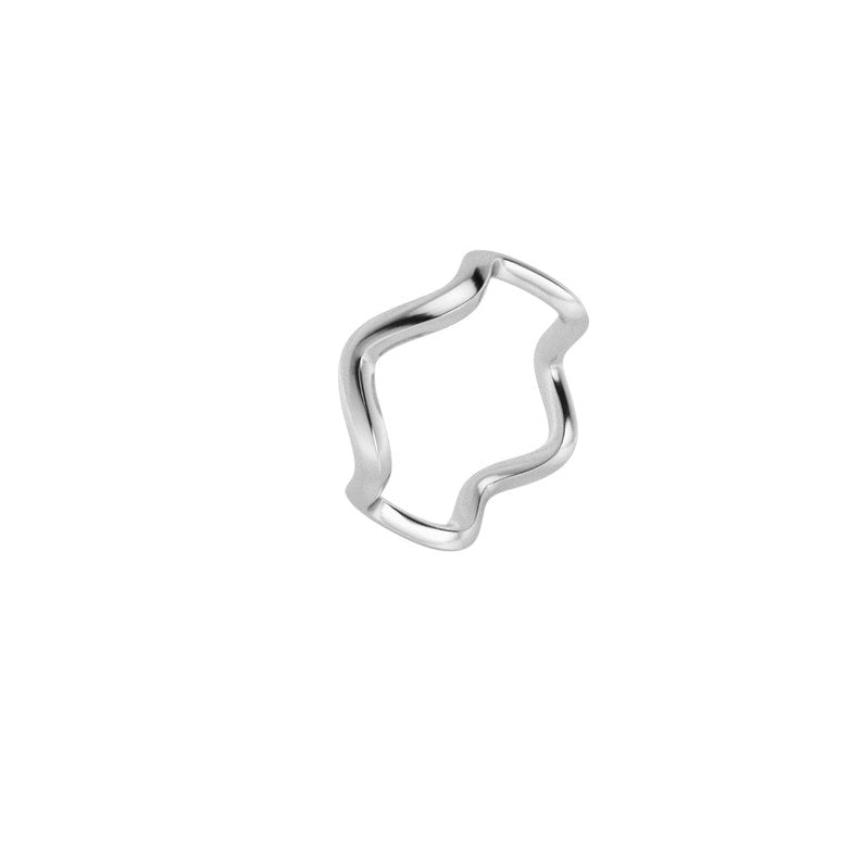 14k Gold Womens Wavy Ring