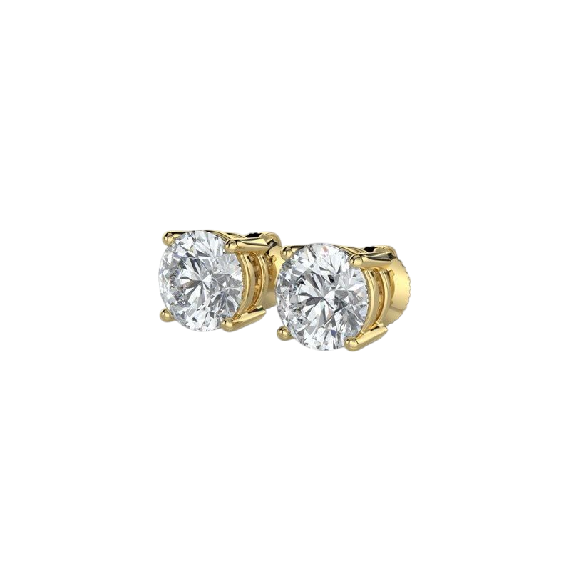 14k 0.10ct Diamond Stud Earrings