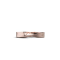 Men's Mobius wedding ring in 18k rose gold