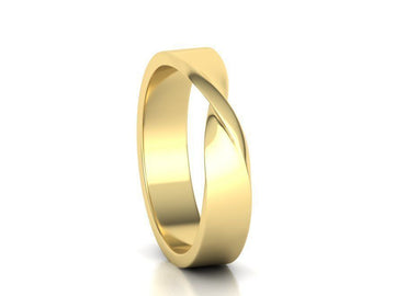 Men's Mobius 18k Wedding Ring