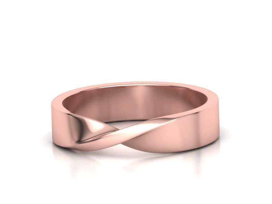 Men's Mobius 18k Wedding Ring