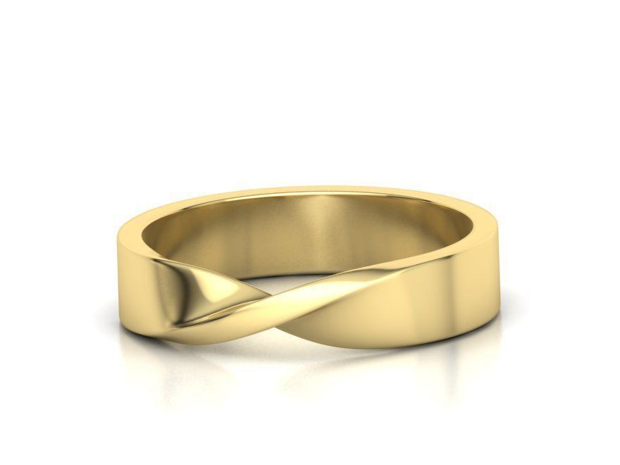 Men's Mobius 18k Wedding Ring