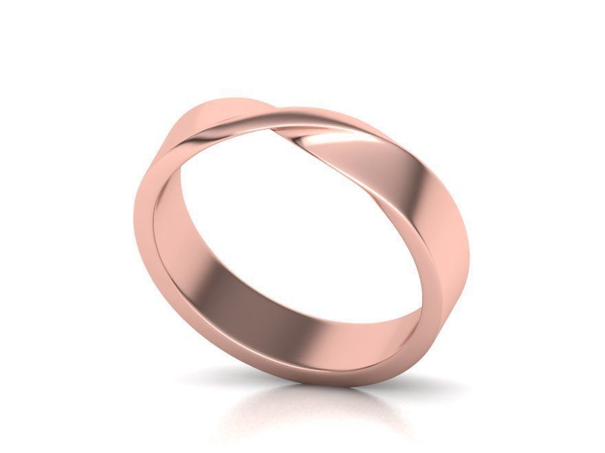 Men's Mobius 18k Wedding Ring