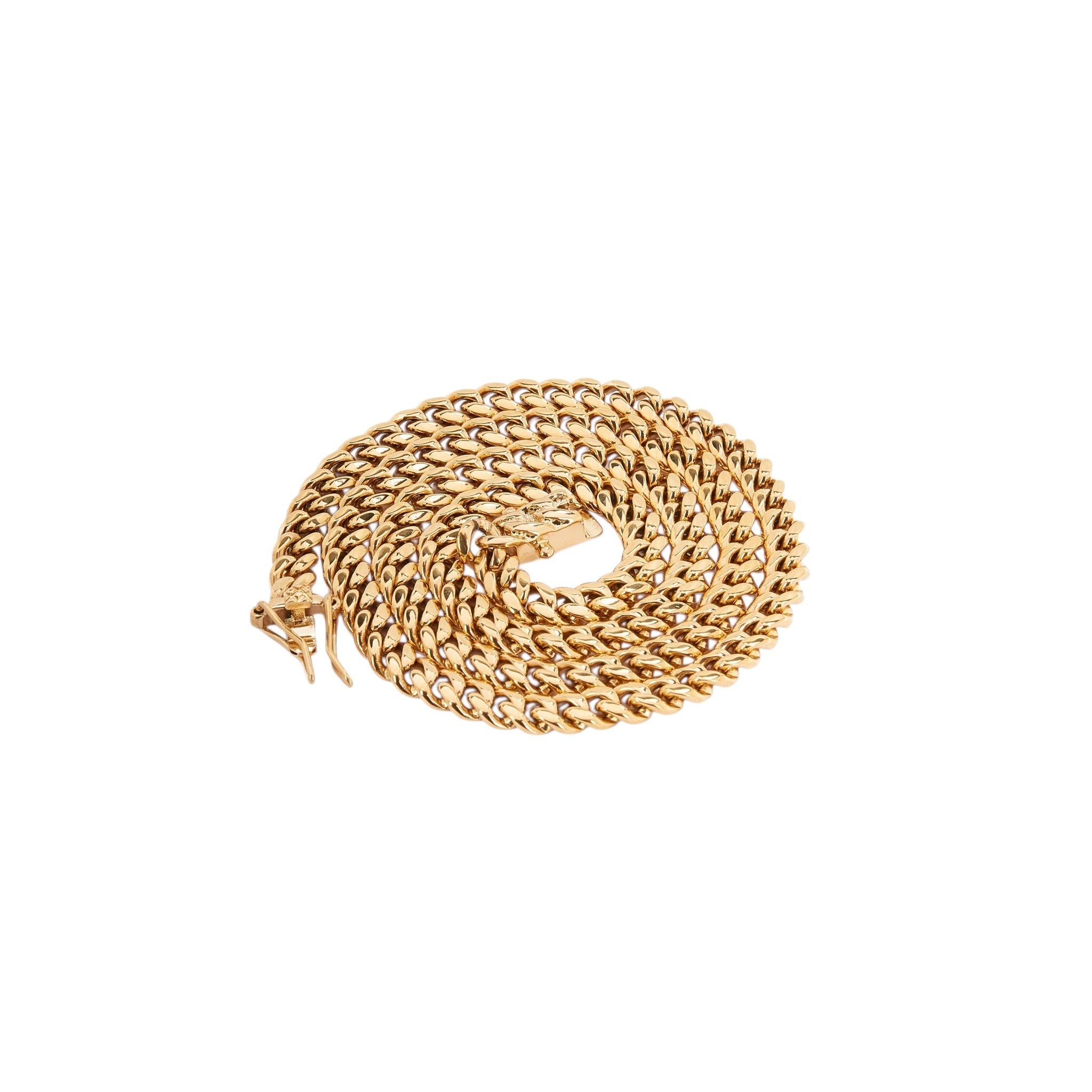 Custom 14k 10mm Cuban Curb Link Chain