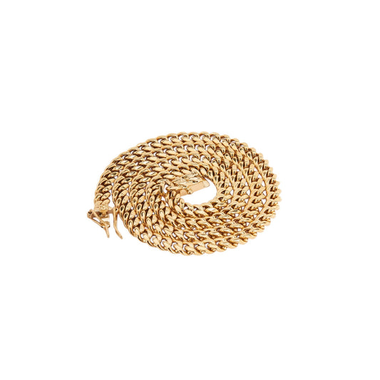 Custom 14k 10mm Cuban Curb Link Chain