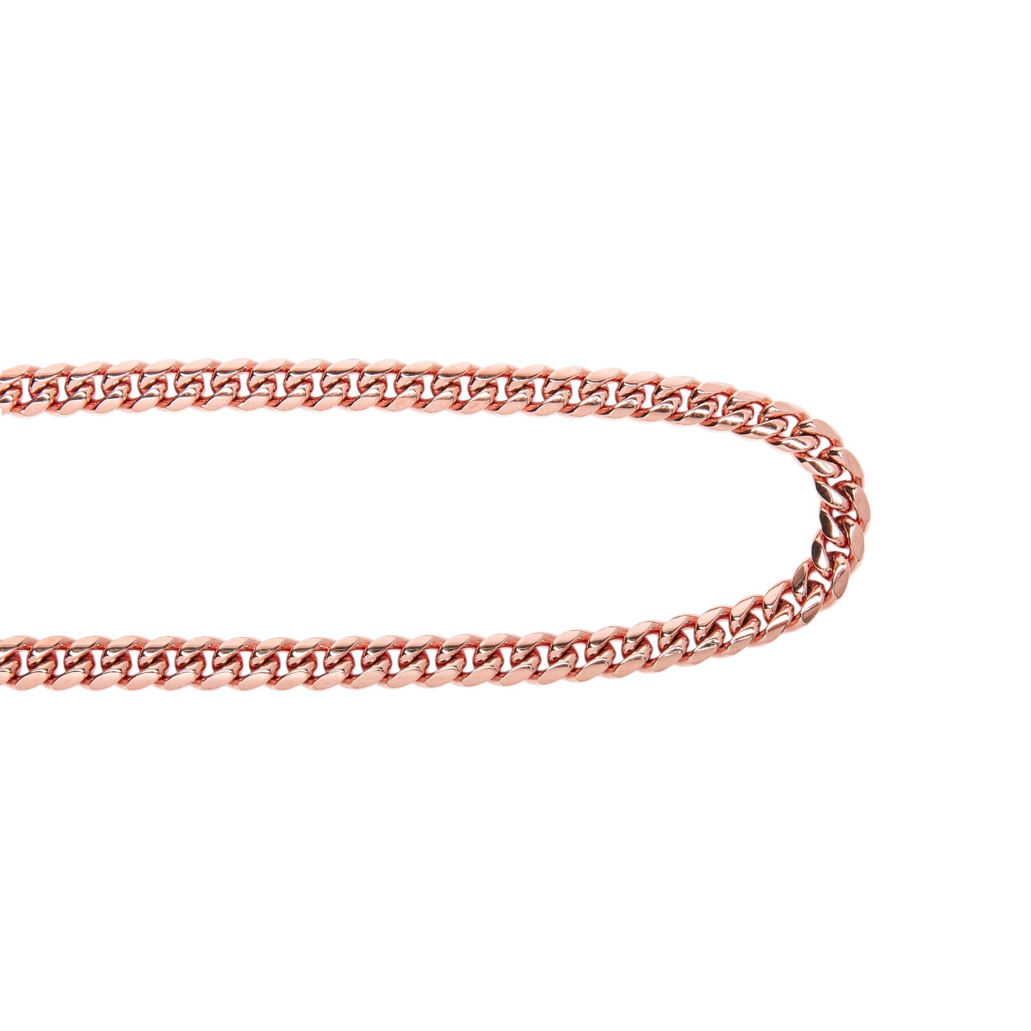 Custom 14k 10mm Cuban Curb Link Chain