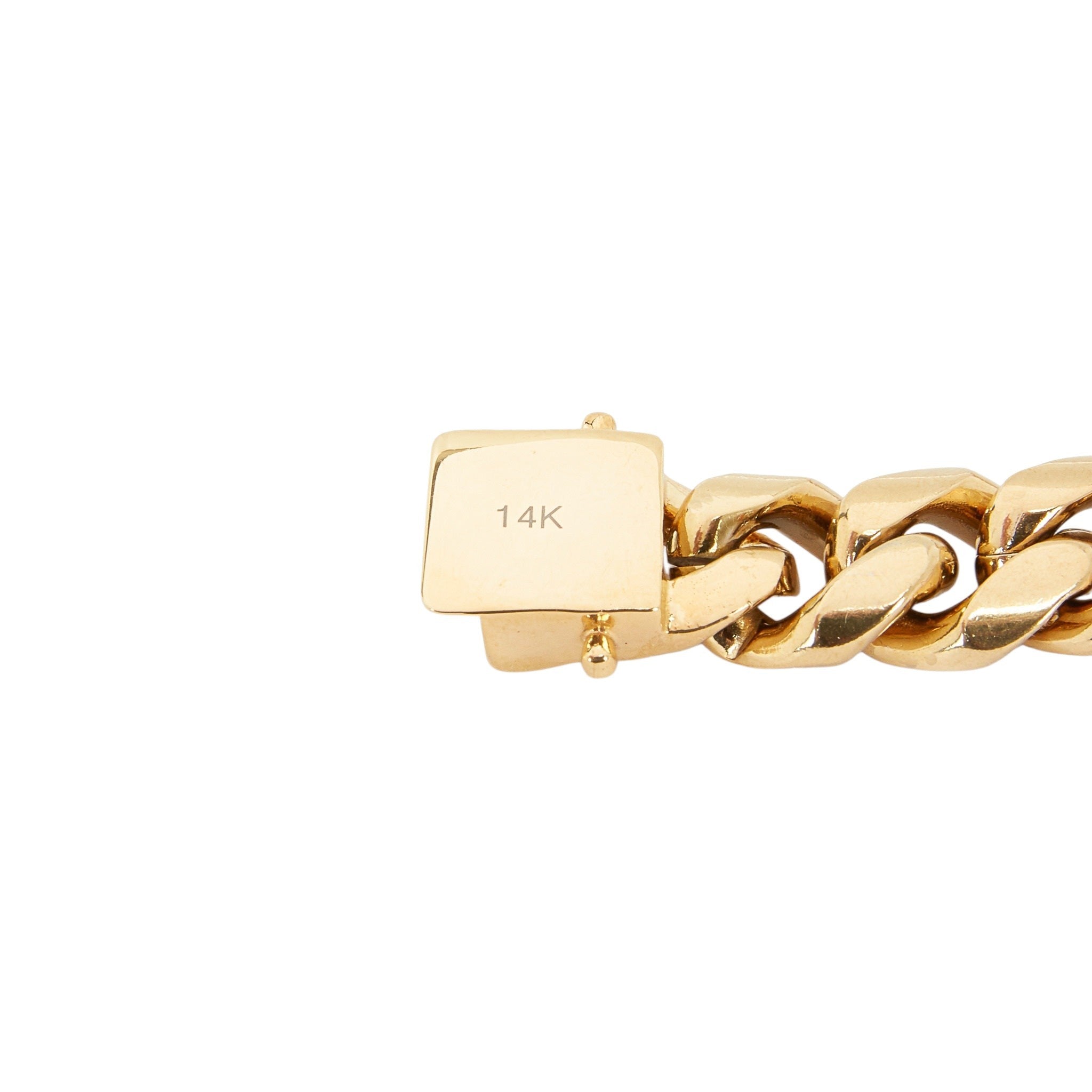 Custom 14k 10mm Cuban Curb Link Chain