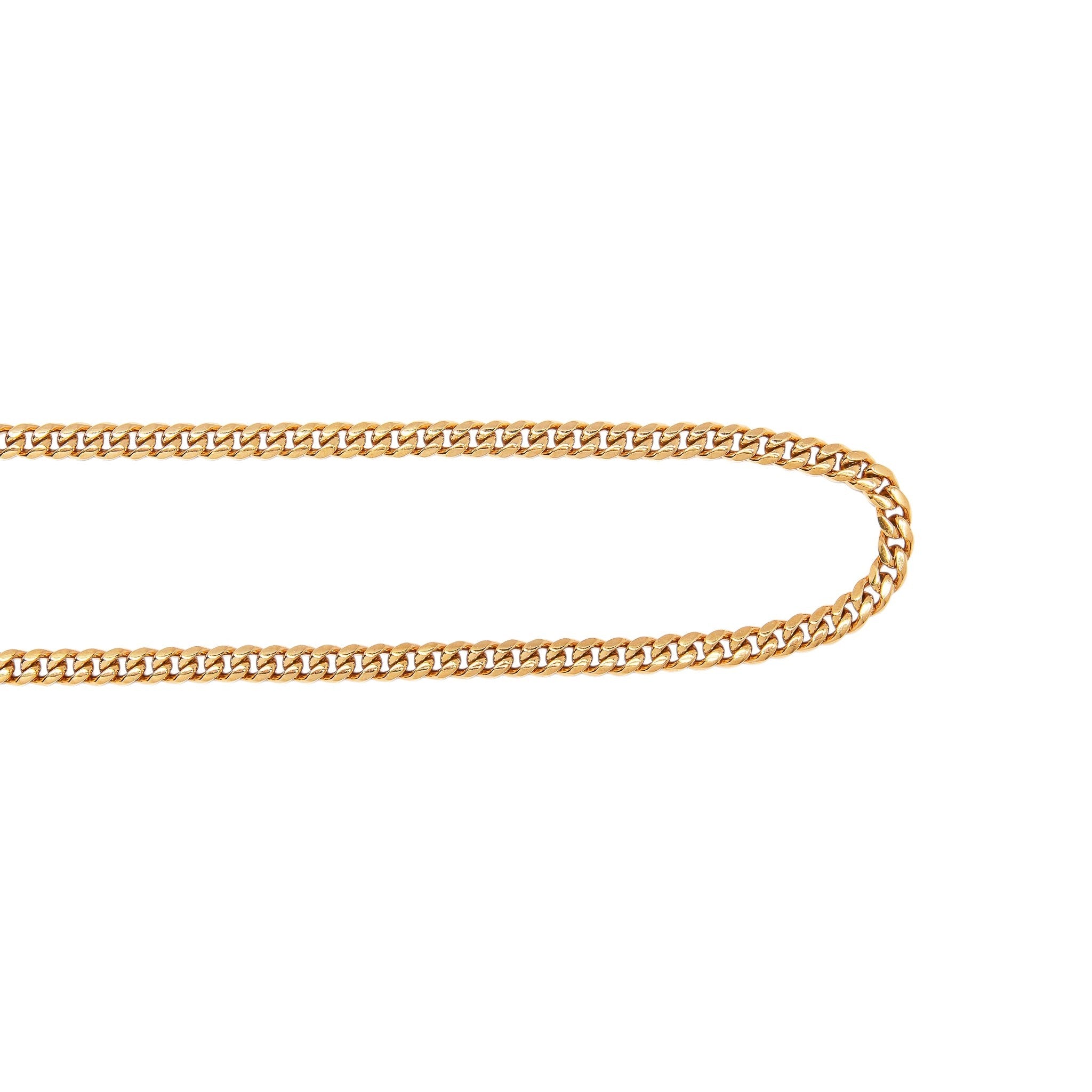 Custom 14k 10mm Cuban Curb Link Chain