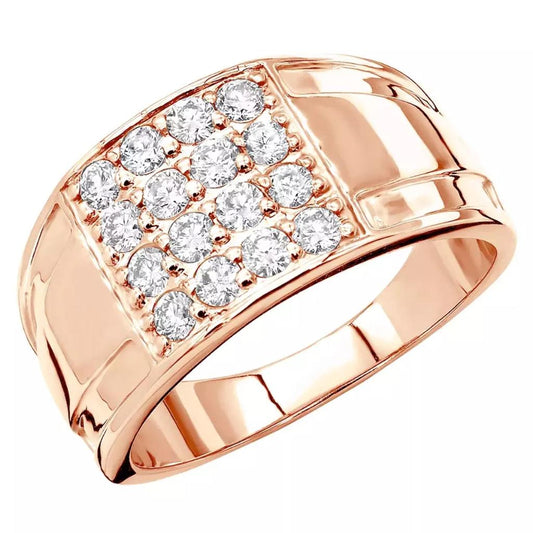 Men’s Diamond Cluster Ring