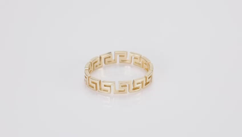 18k Versace Style Ring (Unisex)