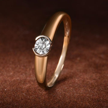 Two-Tone Diamond Ring