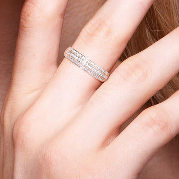 Rose Gold Chic Diamond Ring