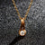 Rose Gold Sparkling Diamond Pendant