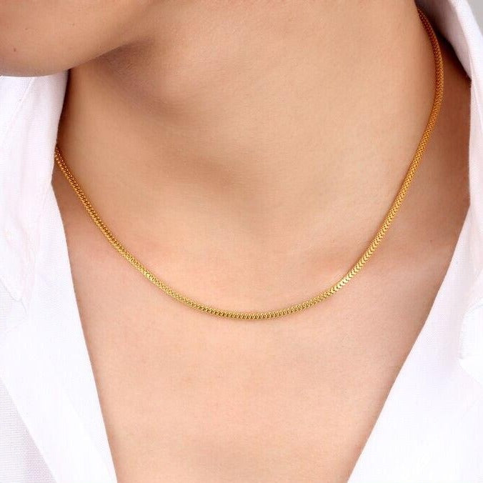 Solid Gold Men's Rope Chain