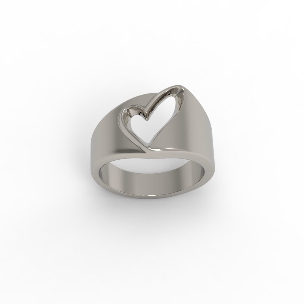 Womens Heart Ring